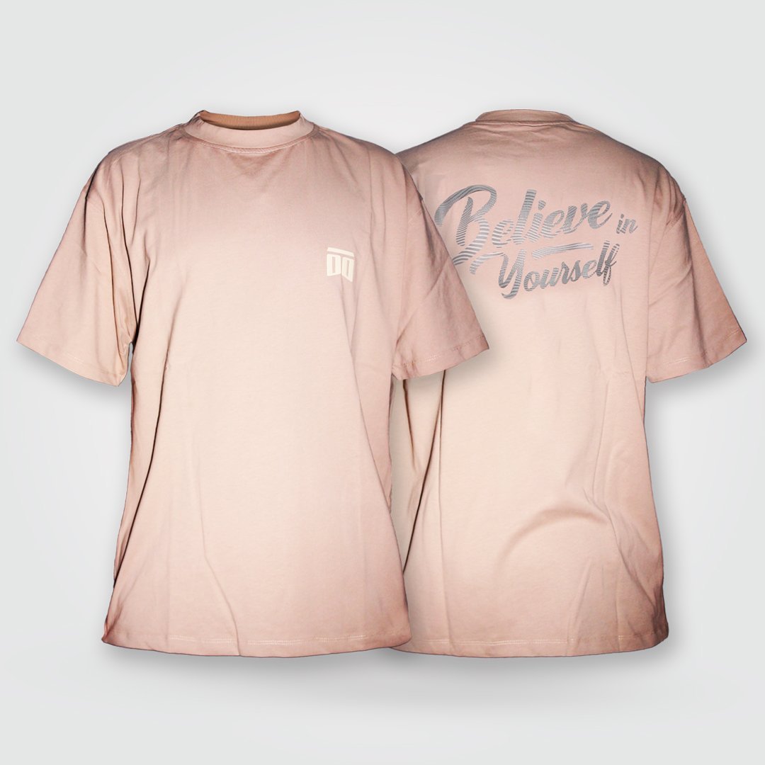 Camiseta oversize Believe yourself