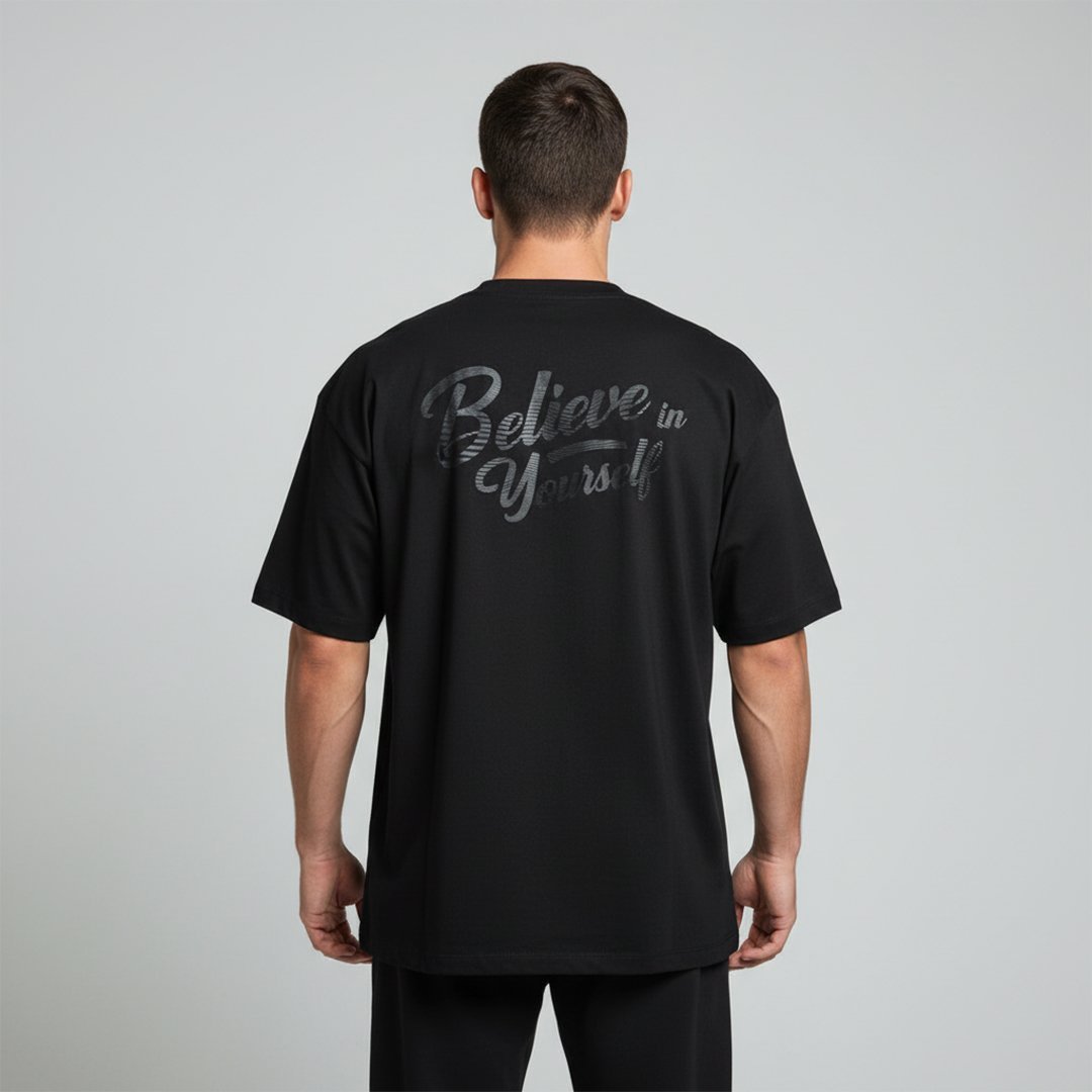 Camiseta oversize Believe yourself