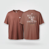 Camiseta oversize Great to start