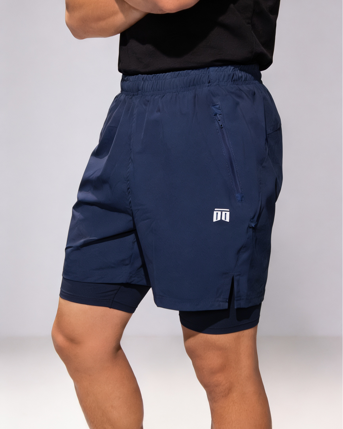Pantaloneta mediana con licra