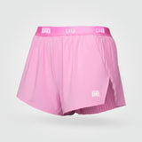Short de atletismo plisado