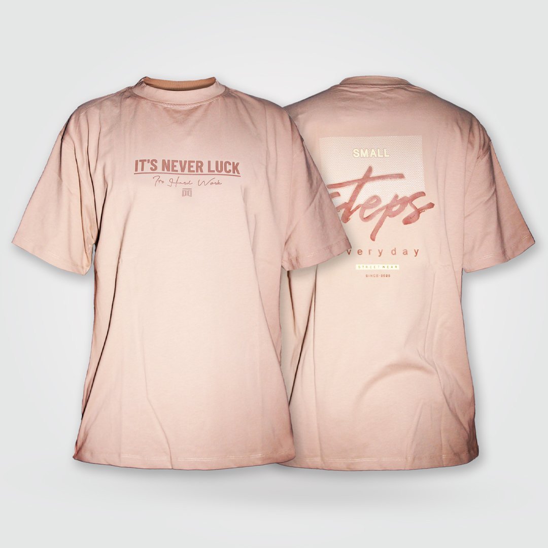Camiseta oversize It´s never luck