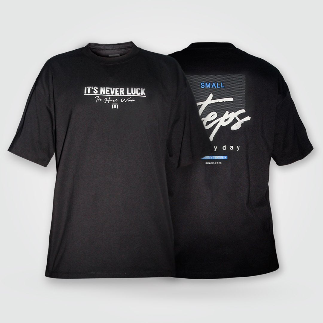 Camiseta oversize It´s never luck