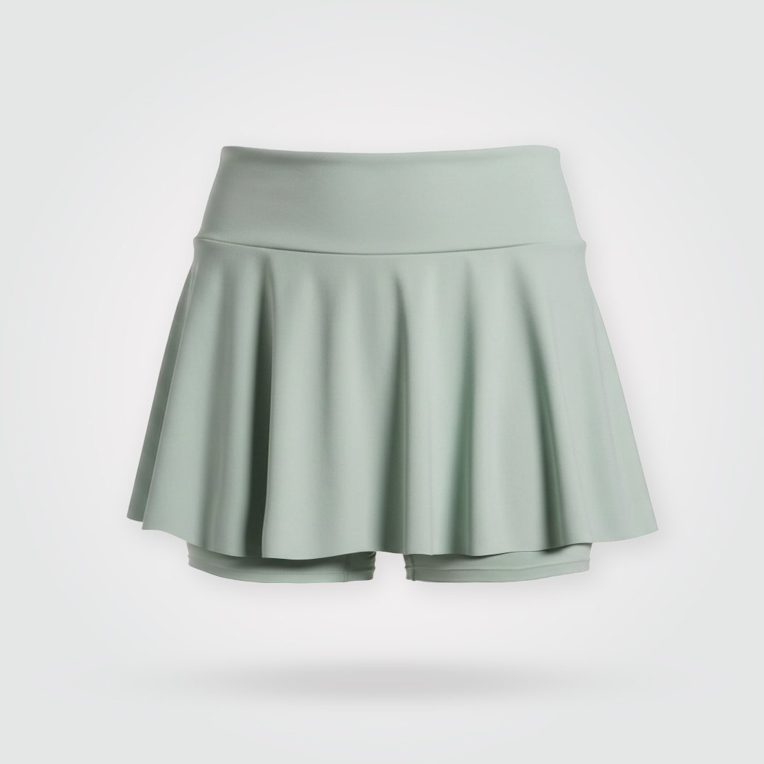 Falda short deportiva