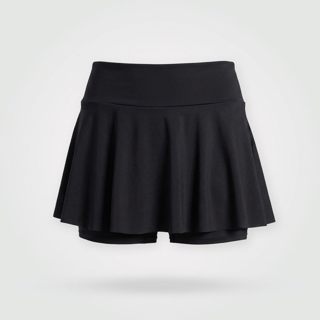 Falda short deportiva