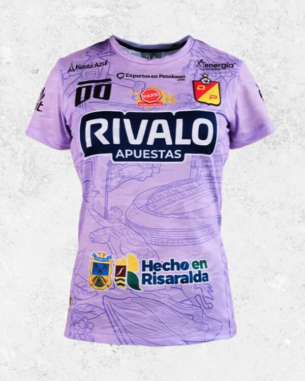 Blusa Visitante II Deportivo Pereira 2025 – Dama