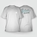 Camiseta oversize Believe yourself - Imagen 5