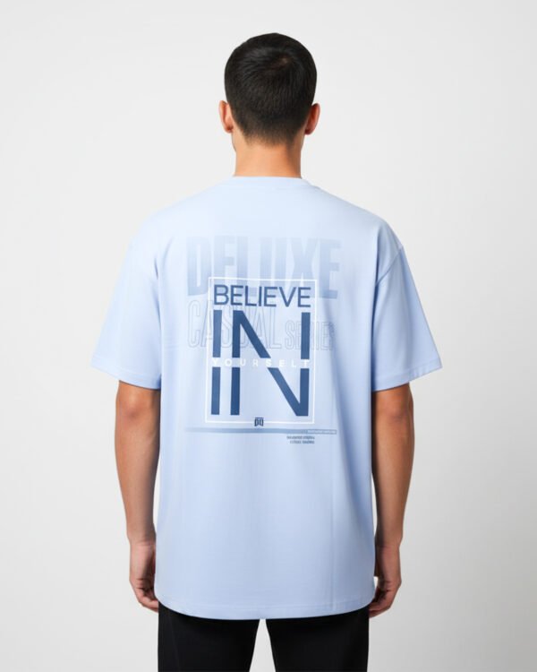 Camiseta oversize Believe in