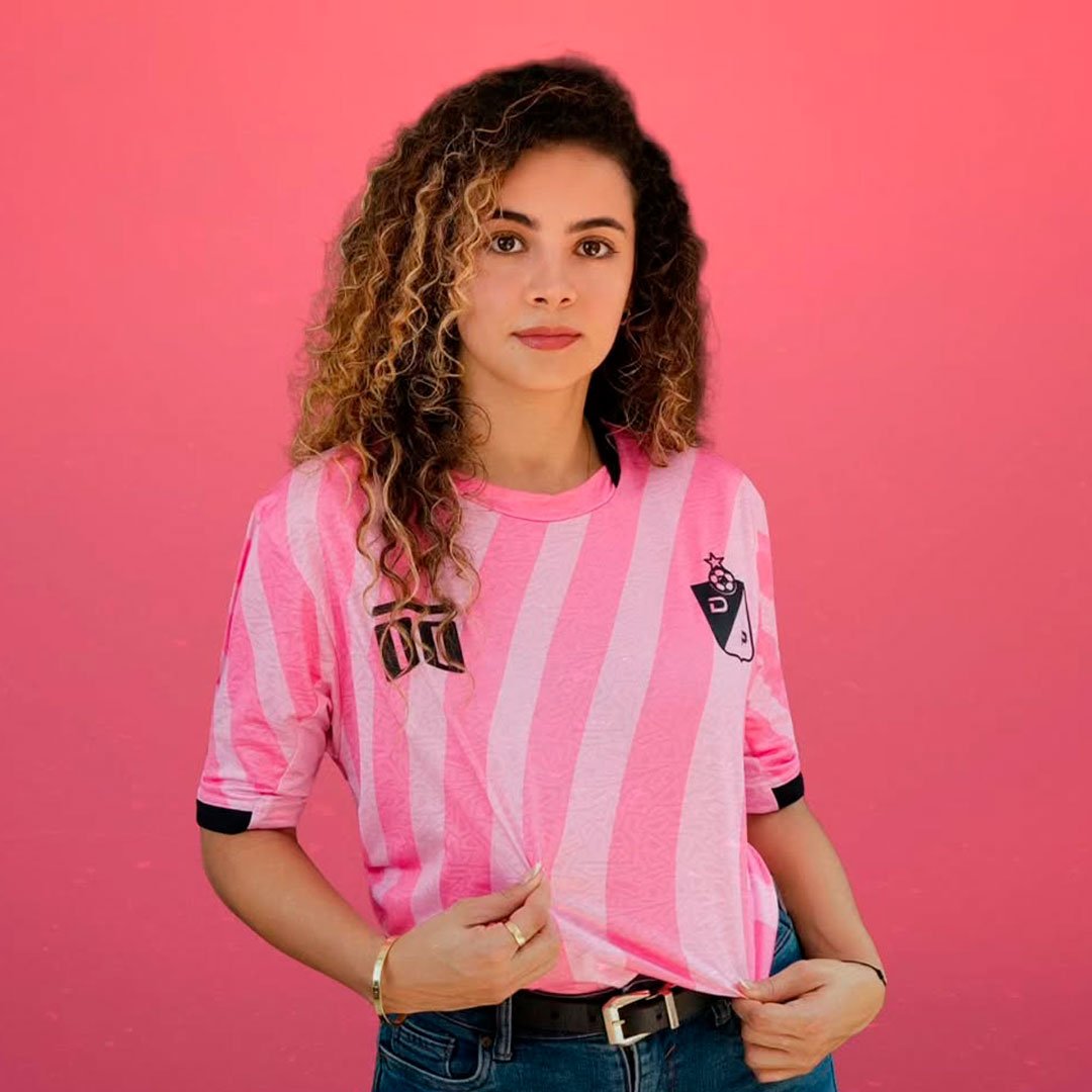 Blusa-vista-Deportivo-Pereira-mujer Blusa II visitante Deportivo Pereira 2026 - Imagen 1