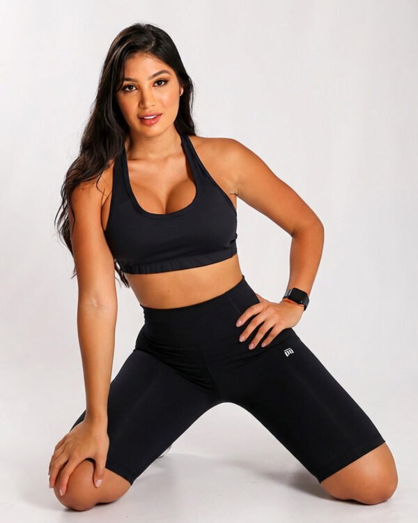 Short media pierna licrado