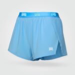 Short de atletismo plisado
