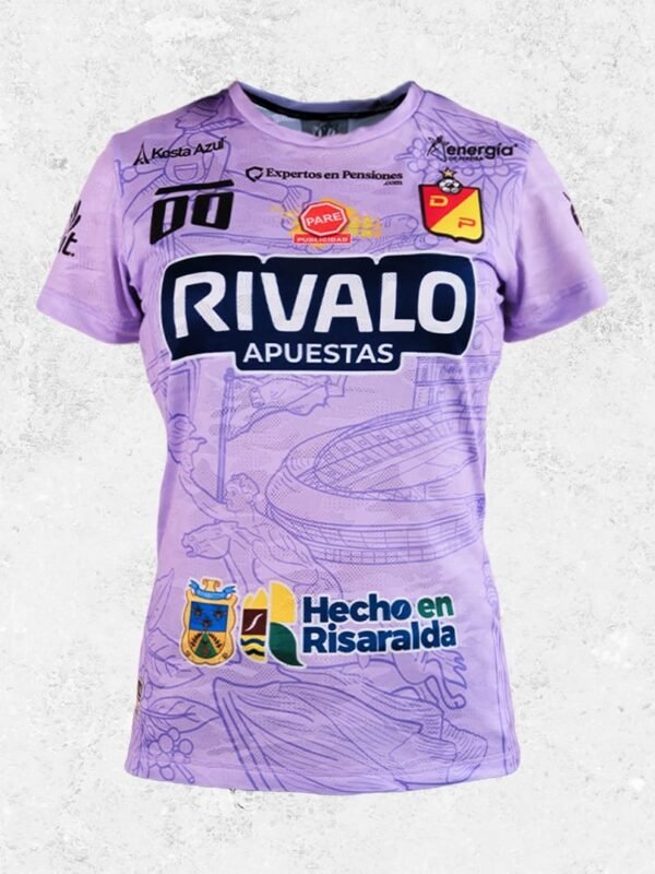 Blusa Visitante II Deportivo Pereira 2025 – Dama