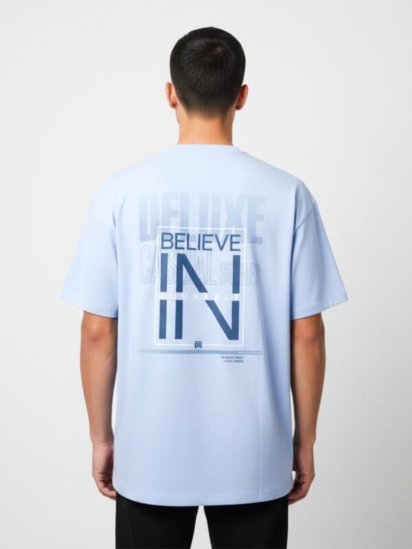 Camiseta oversize Believe in