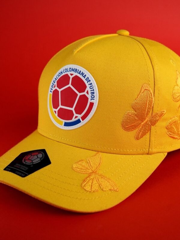Gorra premium licenciada Federación Colombiana de Fútbol - Mariposas