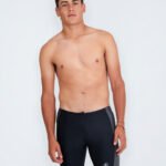 Pantaloneta de baño combinada - media pierna
