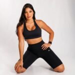 Short media pierna licrado